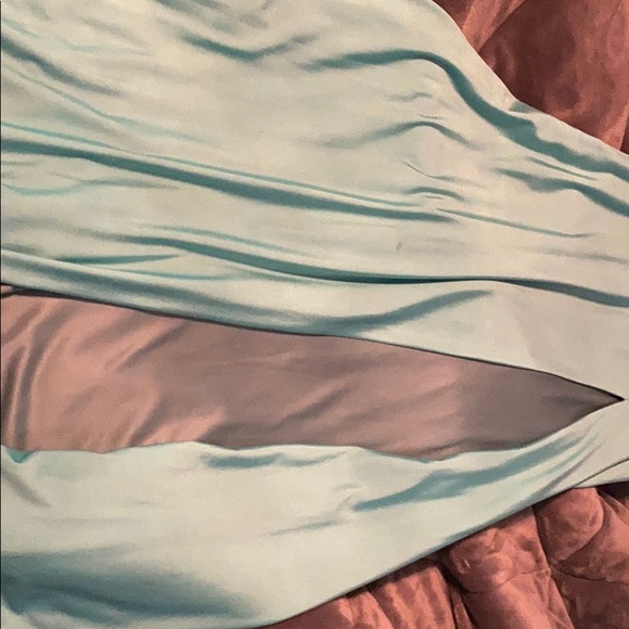 Mac Duggal turquoise formal dress - Picture 2 of 7